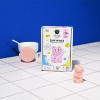 fabriquer son savon rose forme chat pour les enfants